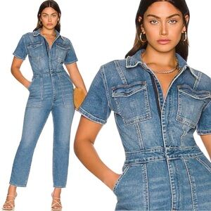 Good American Fit For Success Jumpsuit in Blue274
Size 3 NWT NEW